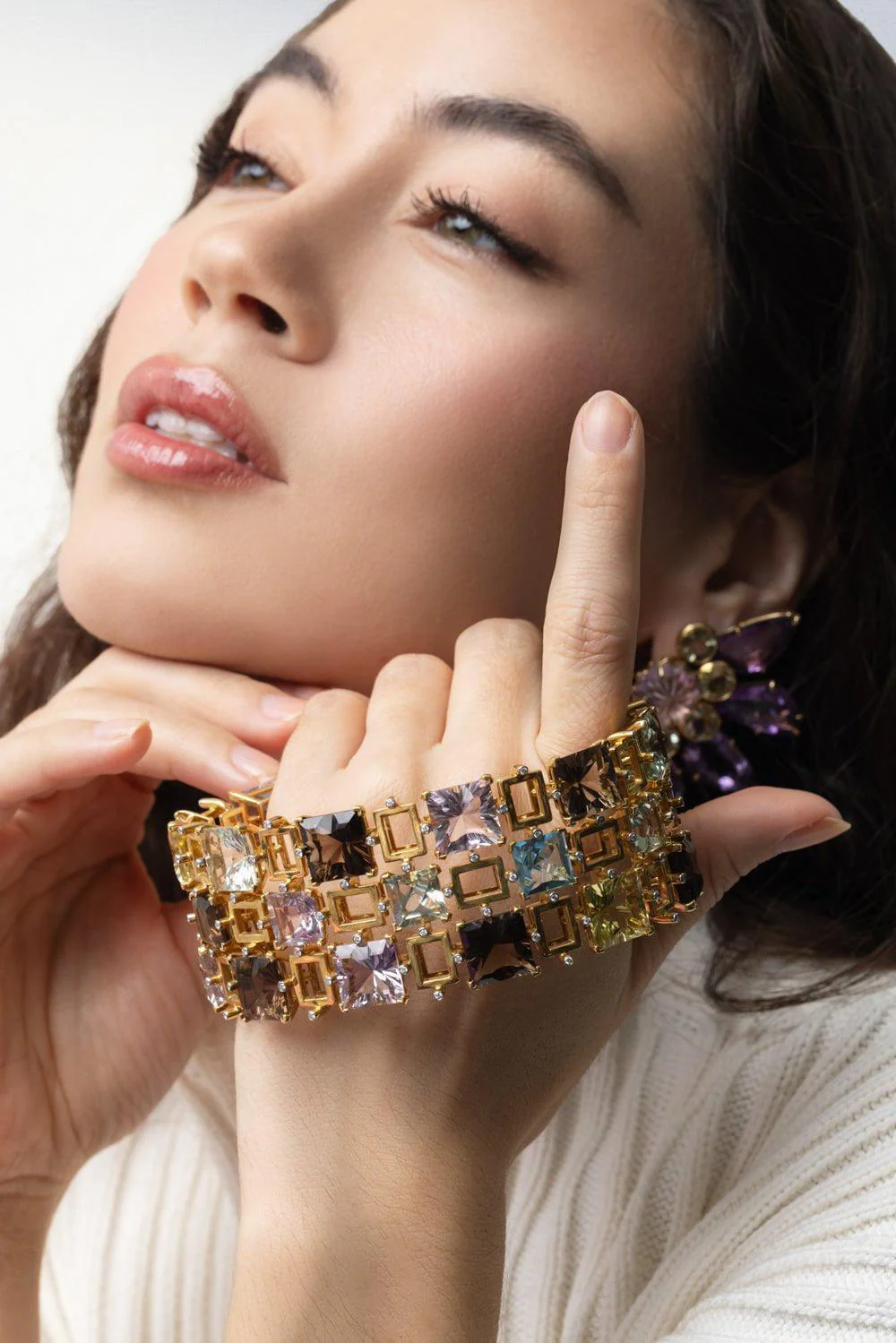 Topaz Amethyst Quartz Bracelet - Image 4