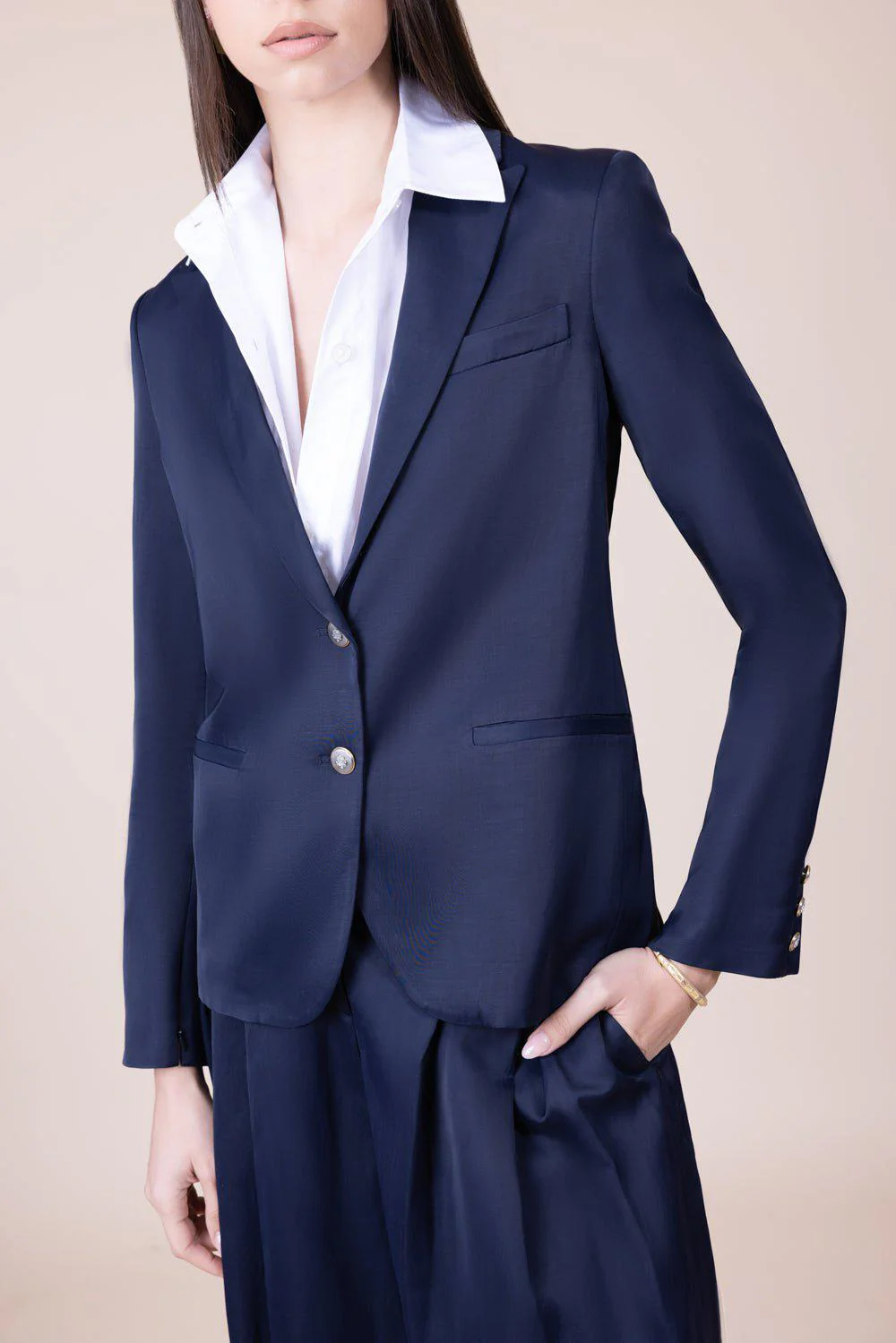 Boyfriend Blazer - Midnight - Image 2