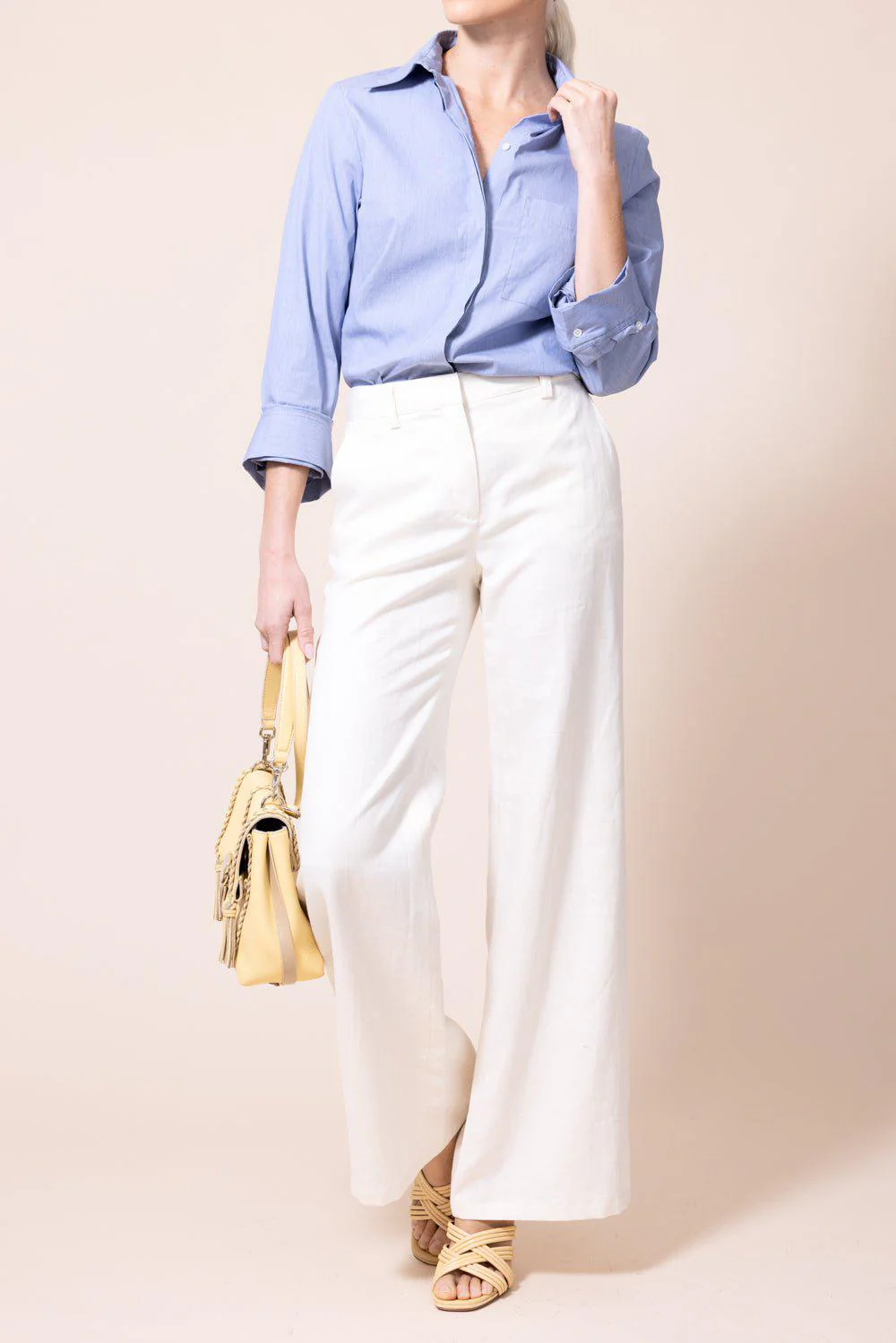 Boyfriend Shirt - Indigo Melange - Image 3