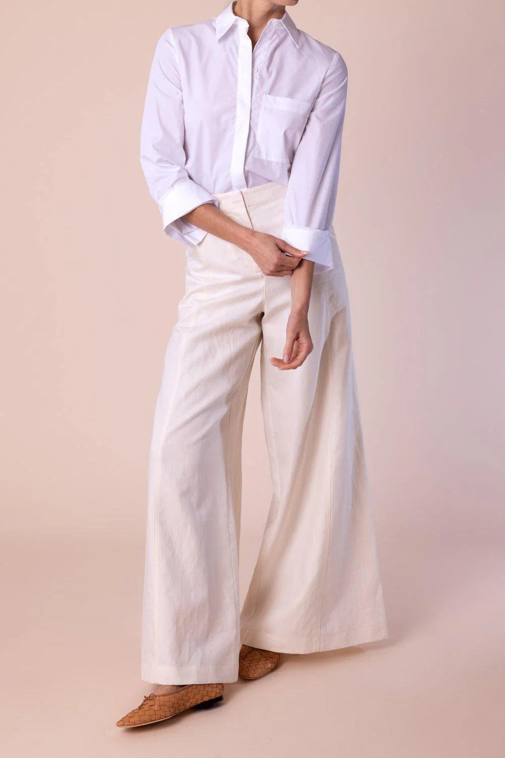 Boyfriend Shirt - White - Image 3