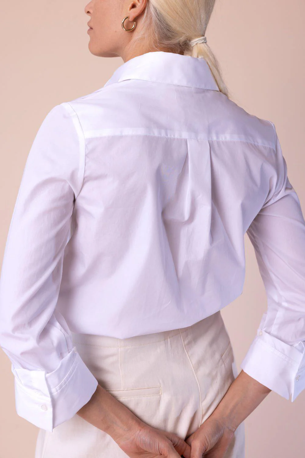 Boyfriend Shirt - White - Image 4