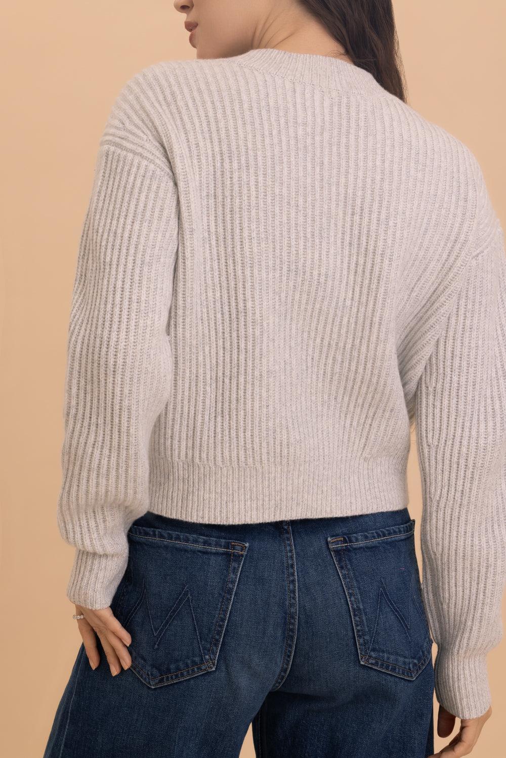 Button Front Cropped Cardigan - Image 4