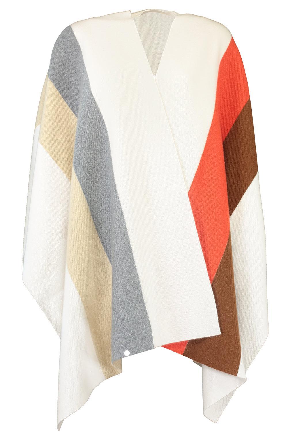 Double Stripe Poncho