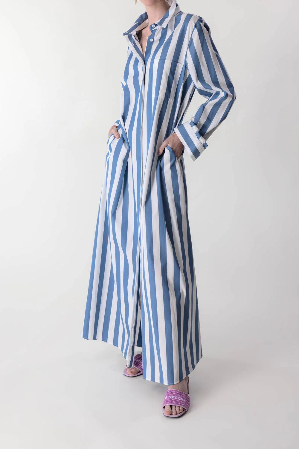 Jennys Gown - White Vintage Denim - Image 2