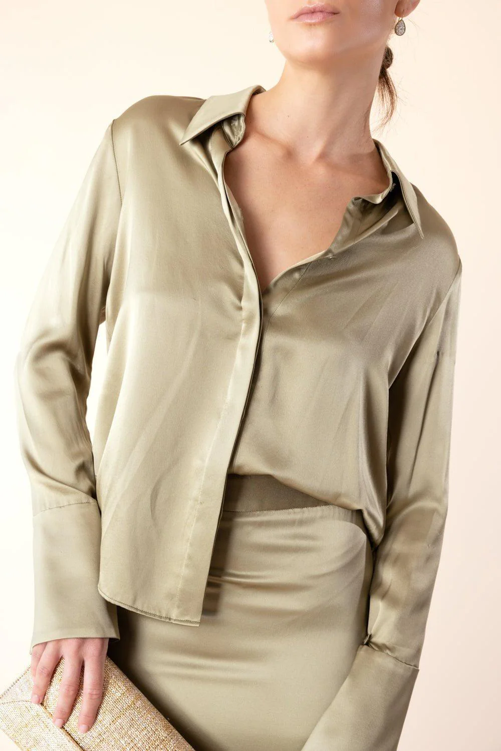 Object Of Affection Blouse - Sage - Image 3