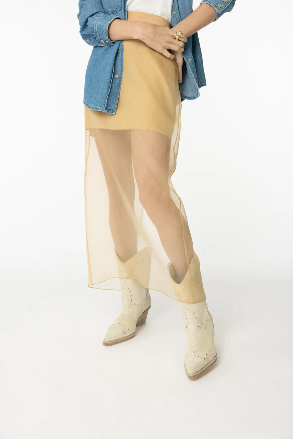 Sylkie Midi Skirt - Image 3