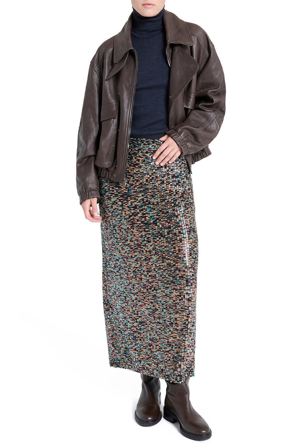 Sylkie Skirt - Dark Chocolate - Image 2