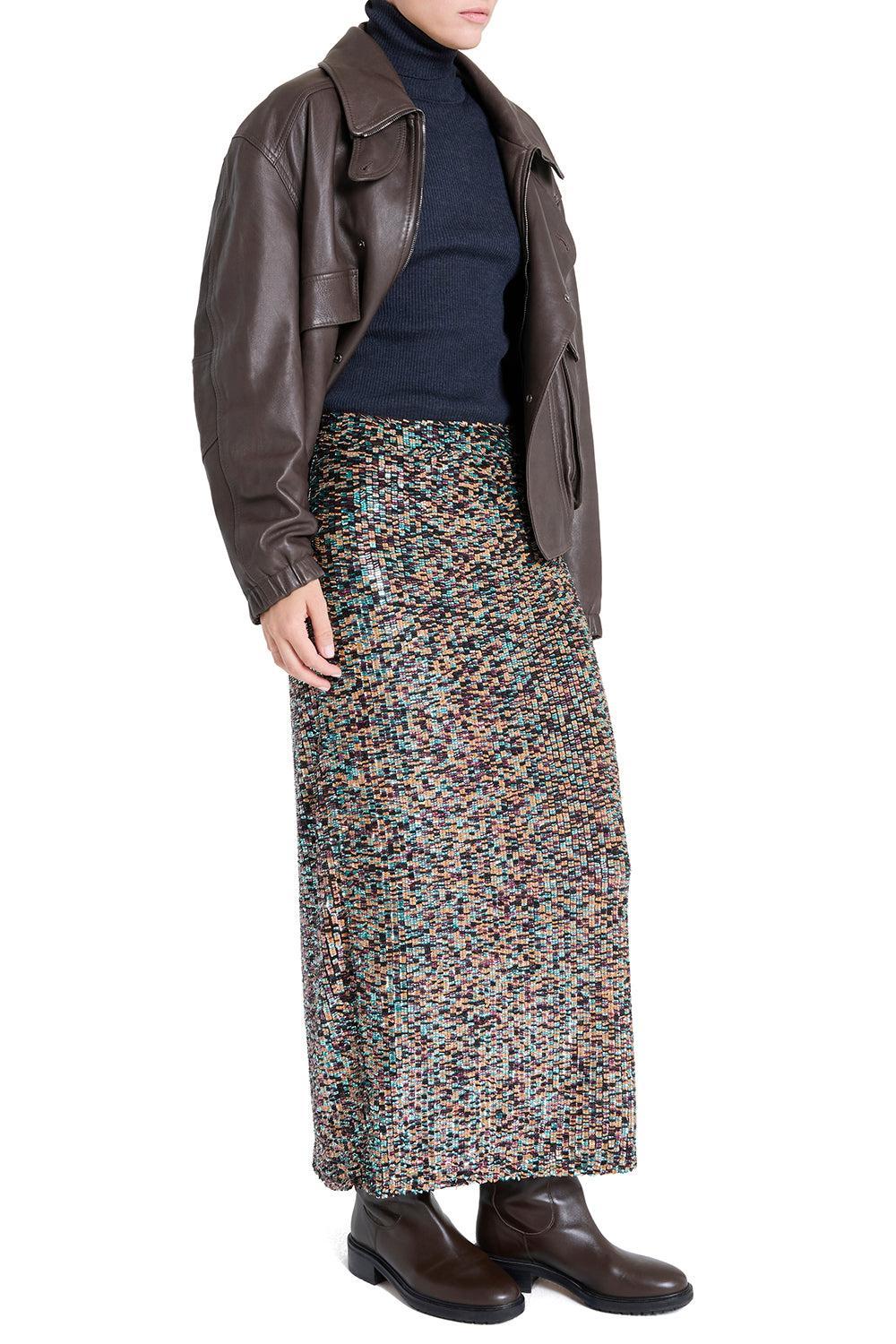 Sylkie Skirt - Dark Chocolate - Image 3