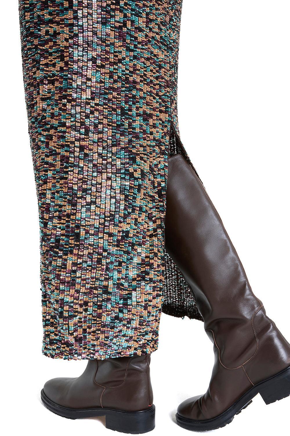 Sylkie Skirt - Dark Chocolate - Image 4