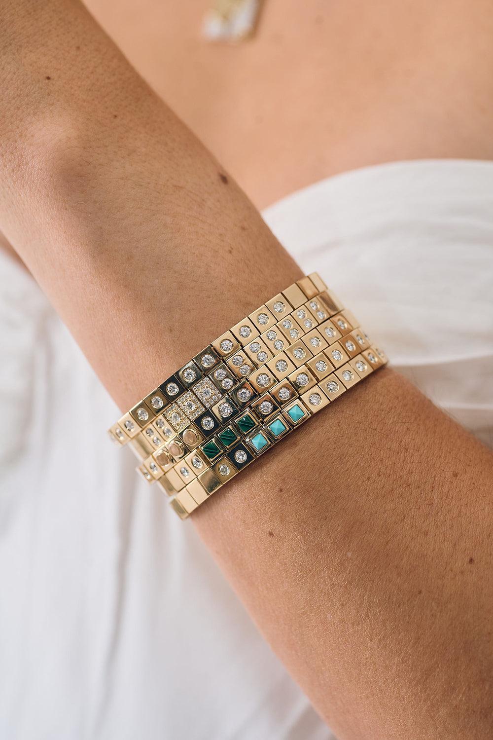 Diamond Turquoise Leggo ID Bracelet - Image 2