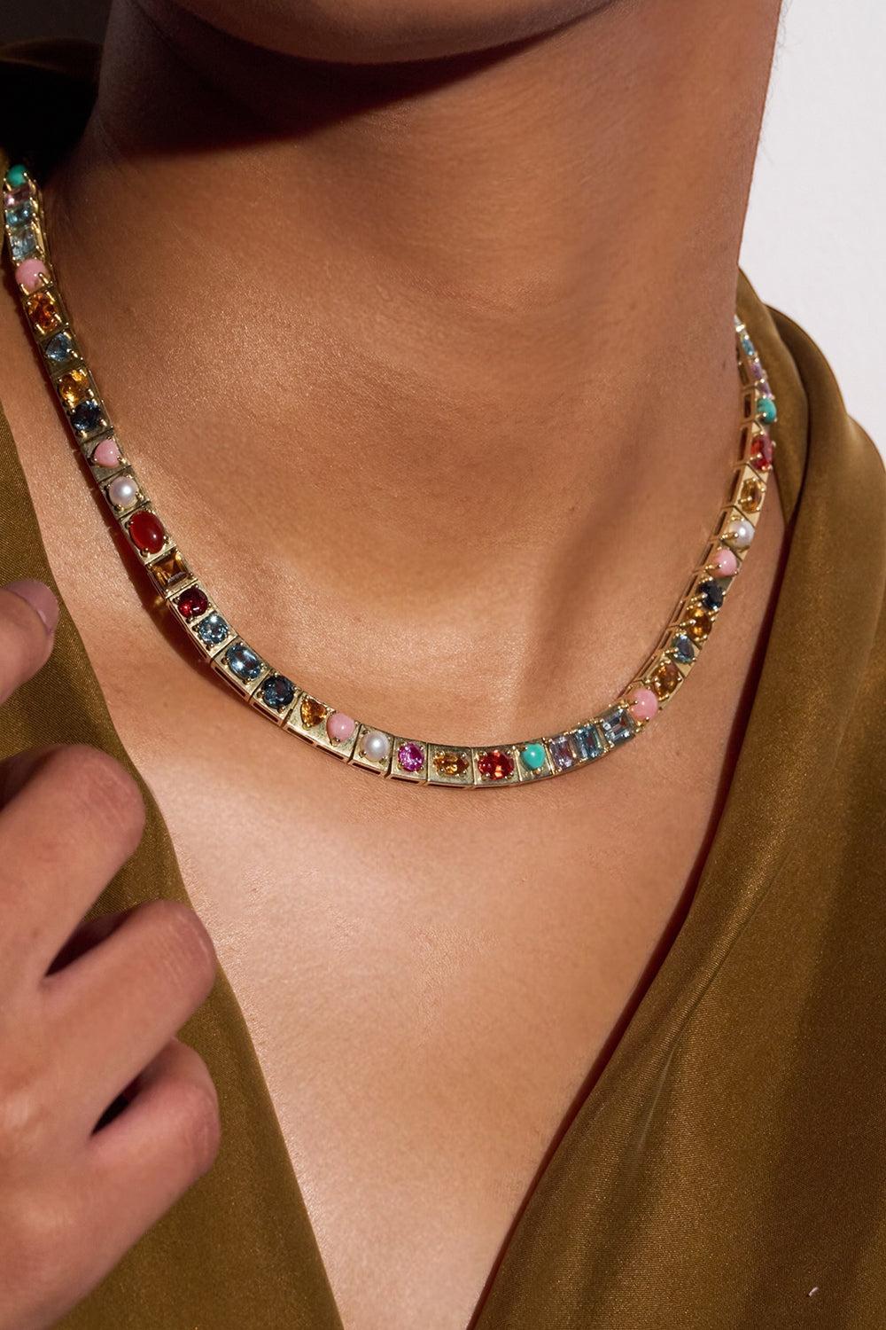 Multistone Leggo Necklace - Image 2