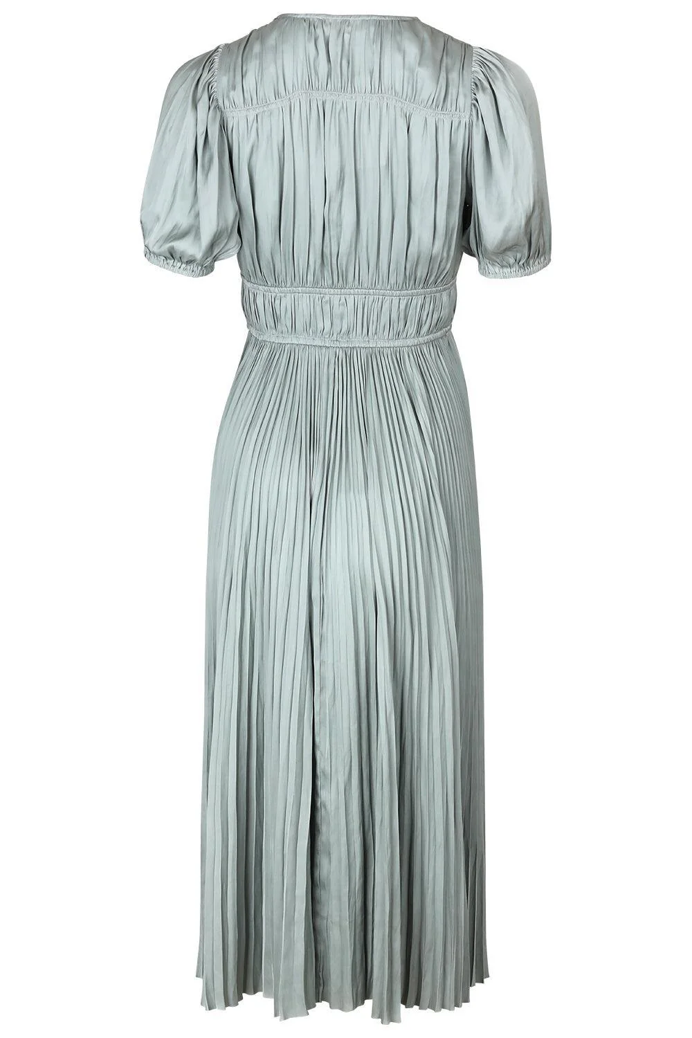 Audra Puff Sleeve Dress - Sea Glass - Image 5