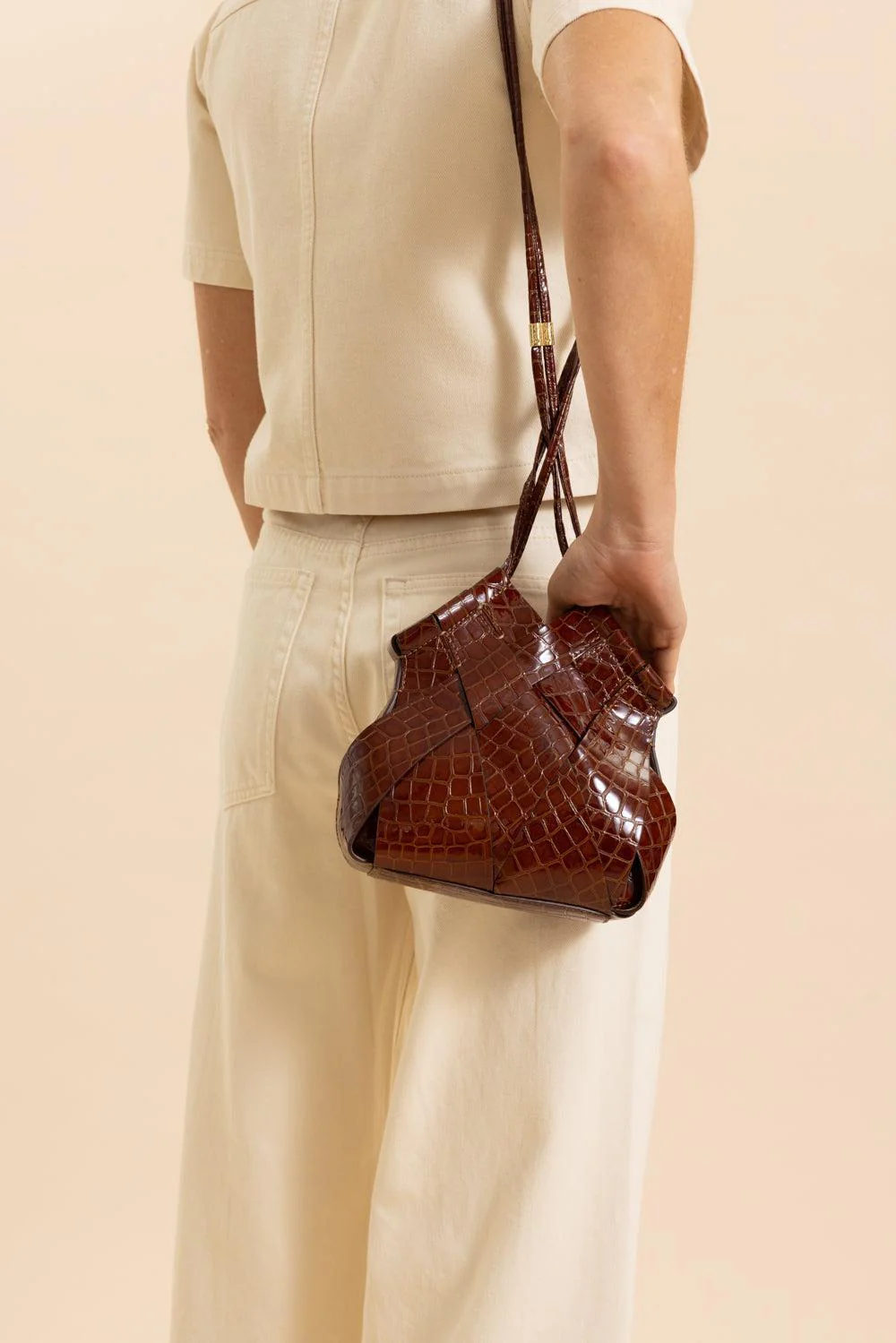 Charlotte Crossbody Bag - Chestnut - Image 4