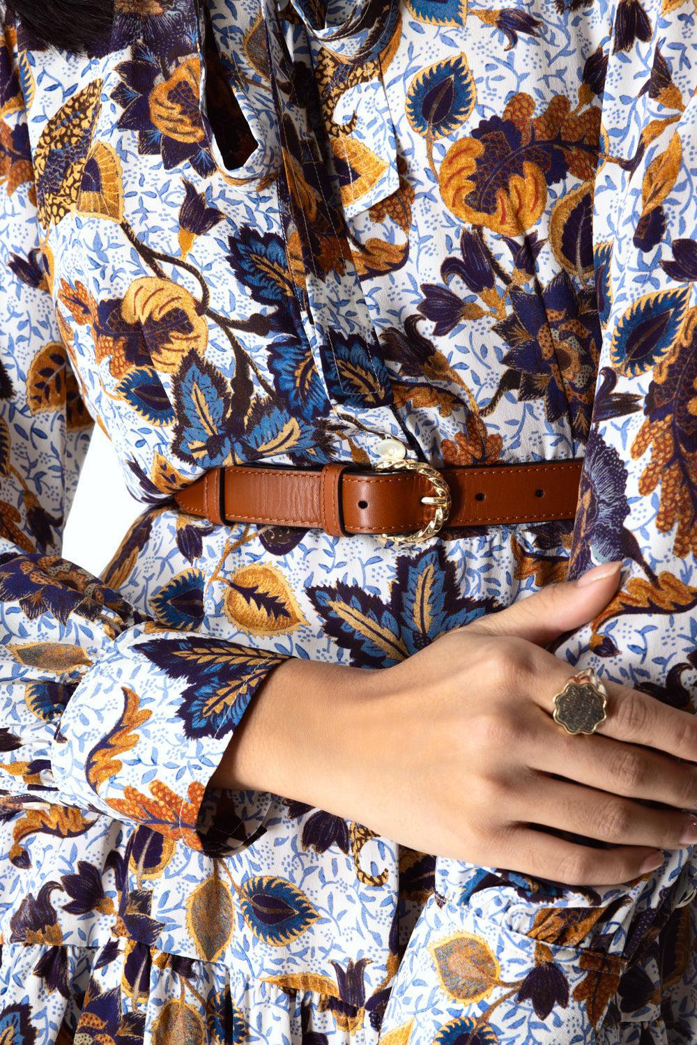 Gia Twist Buckle Belt - Sierra - Image 4