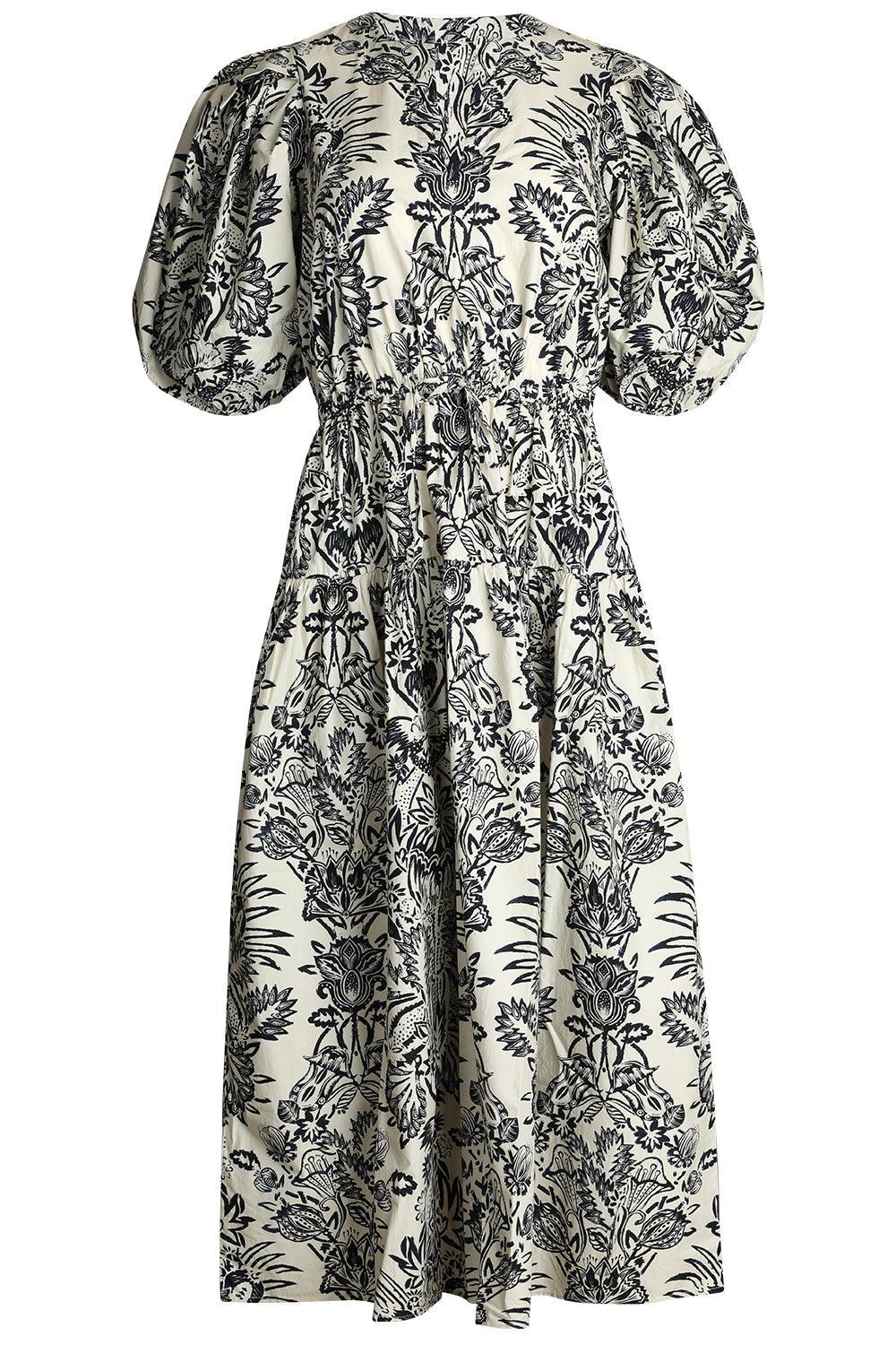Harriet Puff Sleeve Midi Dress