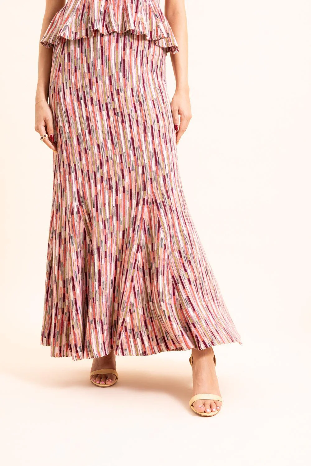 Marceline Multicolor Long Skirt - Image 3