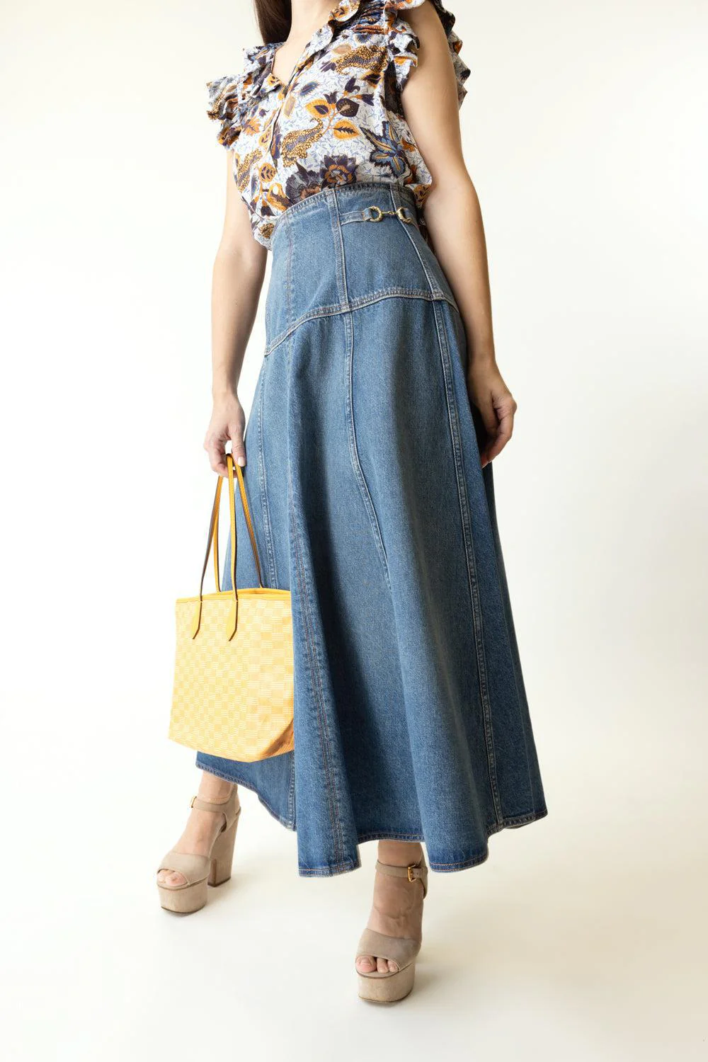 The Brigette Skirt - Danube - Image 3