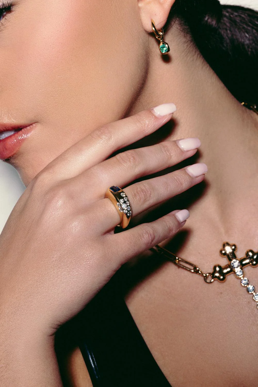 Blue Sapphire Dowry Ring - Image 3