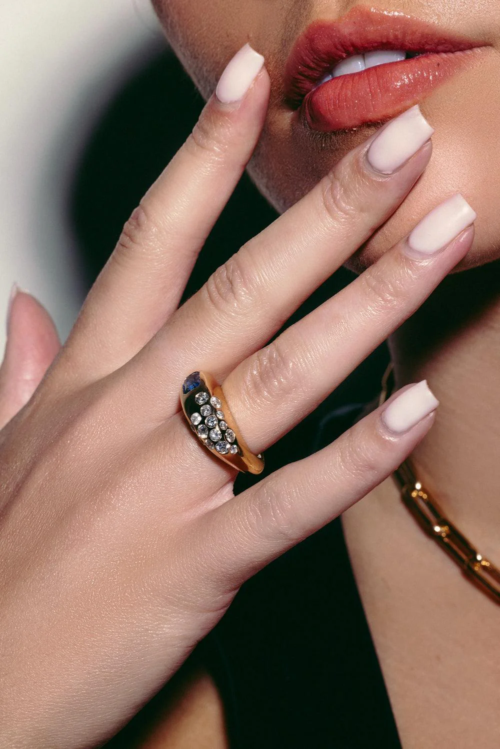 Blue Sapphire Dowry Ring - Image 4
