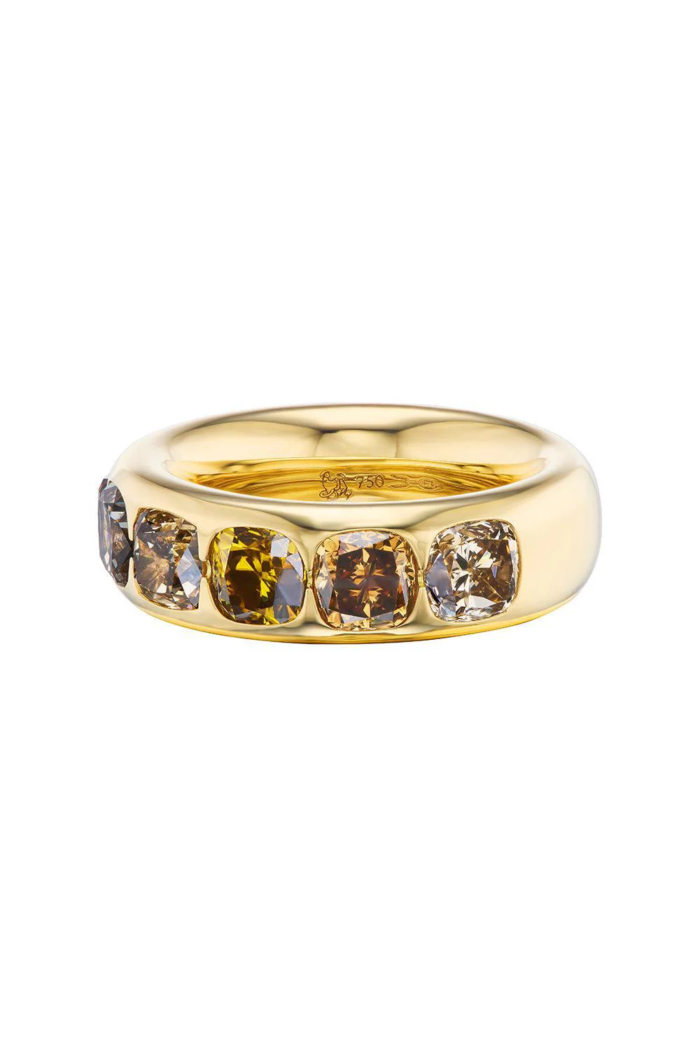 Champagne Diamond Ultra Gauge Ring - Image 6