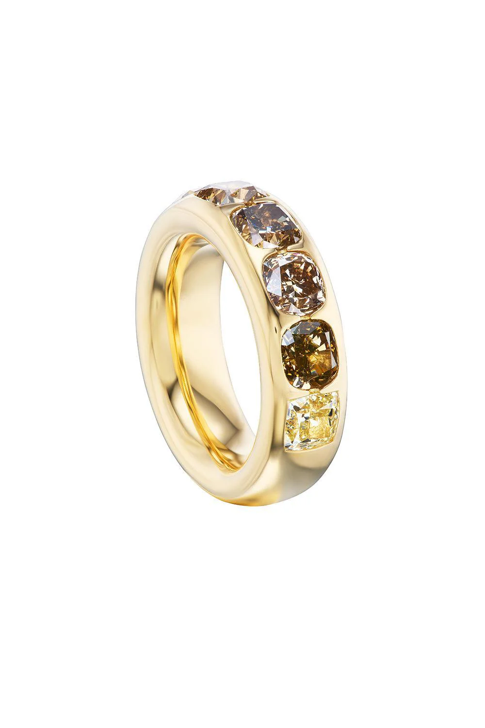 Champagne Diamond Ultra Gauge Ring - Image 7