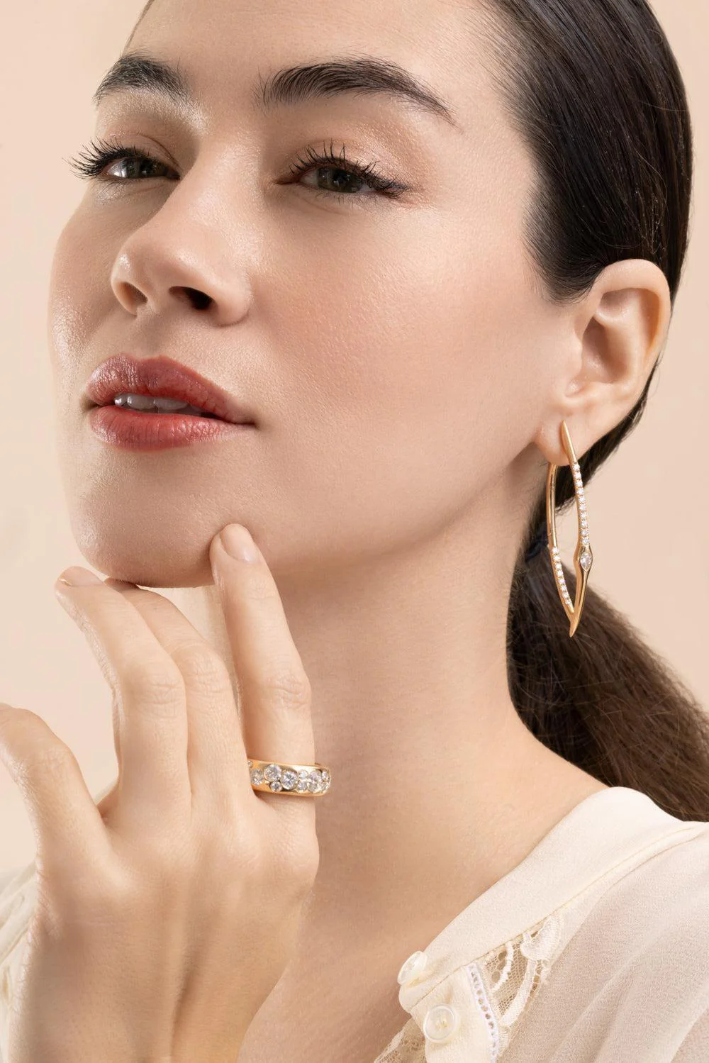 Diamond Axle Earrings - Image 2