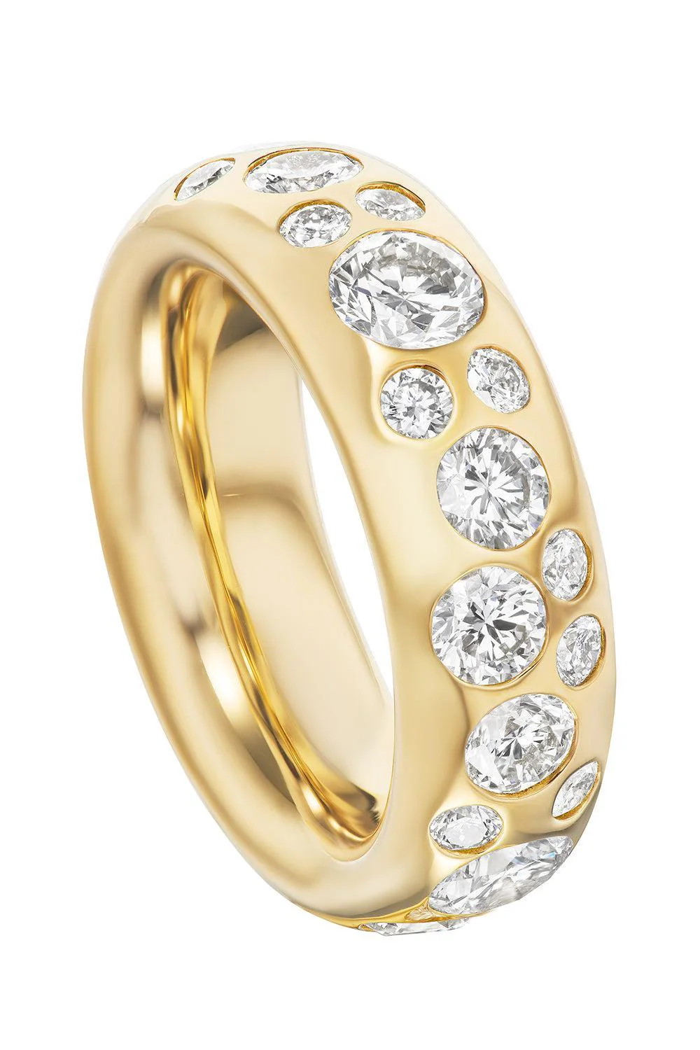 Diamond Mega Stone Gauge Ring - Image 5