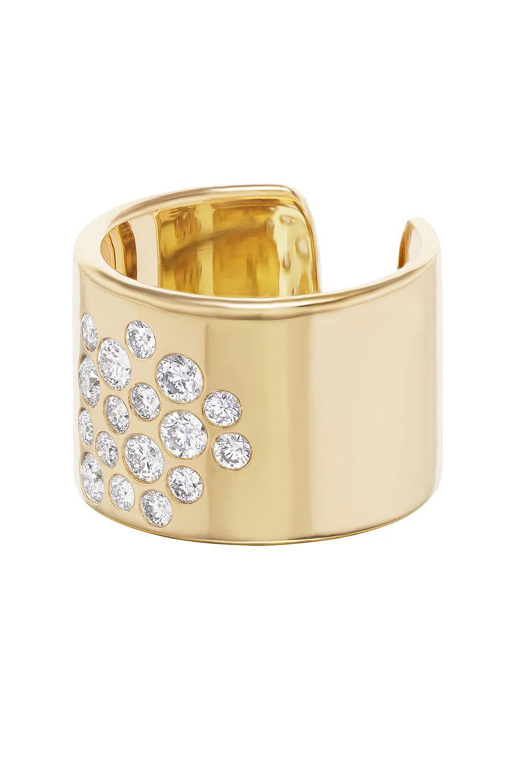 Diamond Mega Stoned Cuff Ring - Image 6