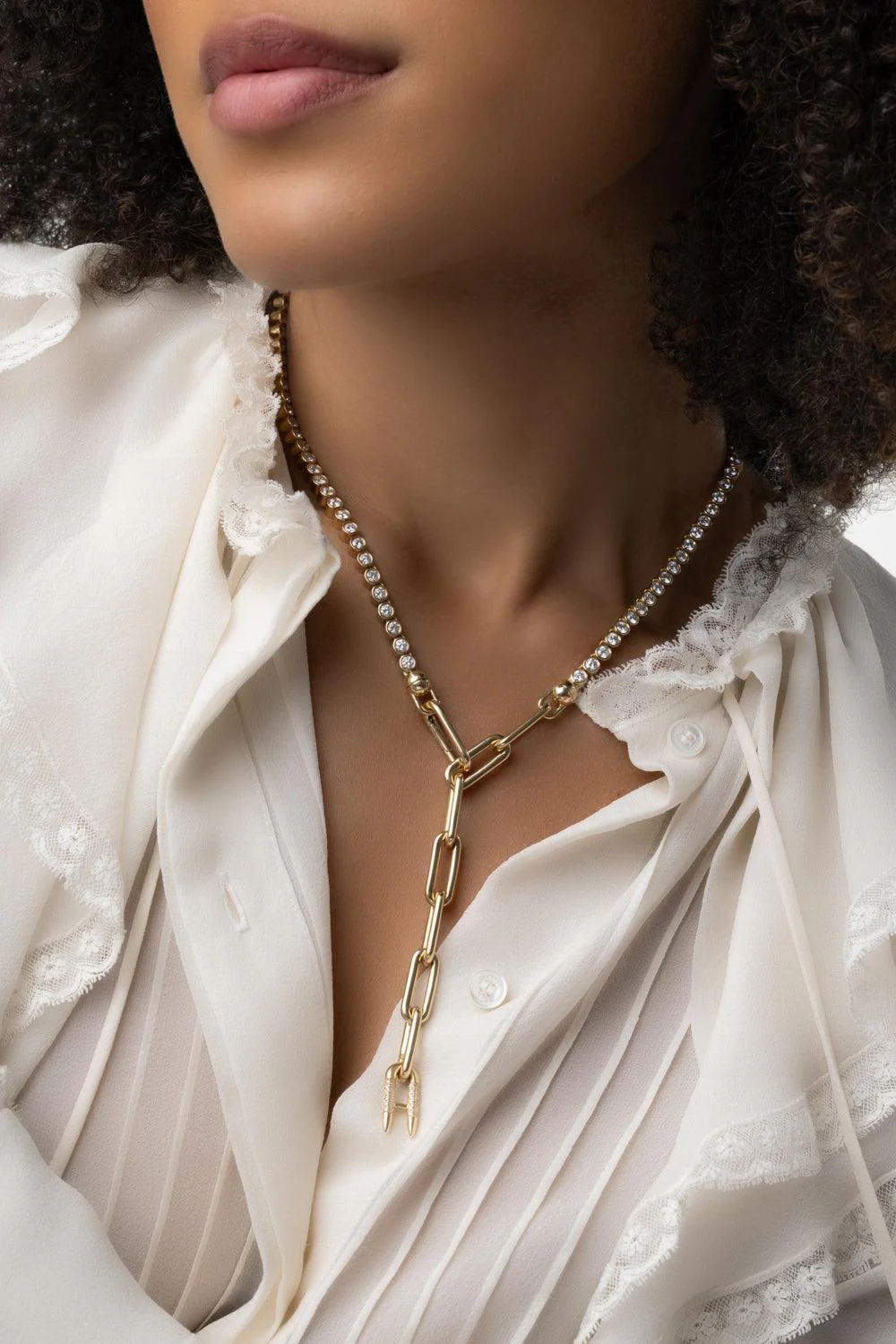Diamond Tennis Necklace - Image 4