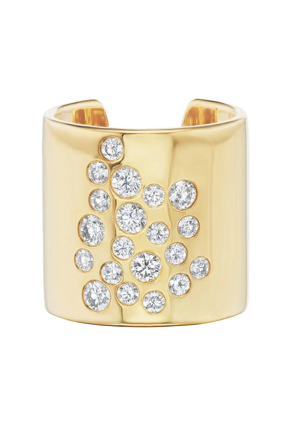 Mega Stoned Cuff Ring