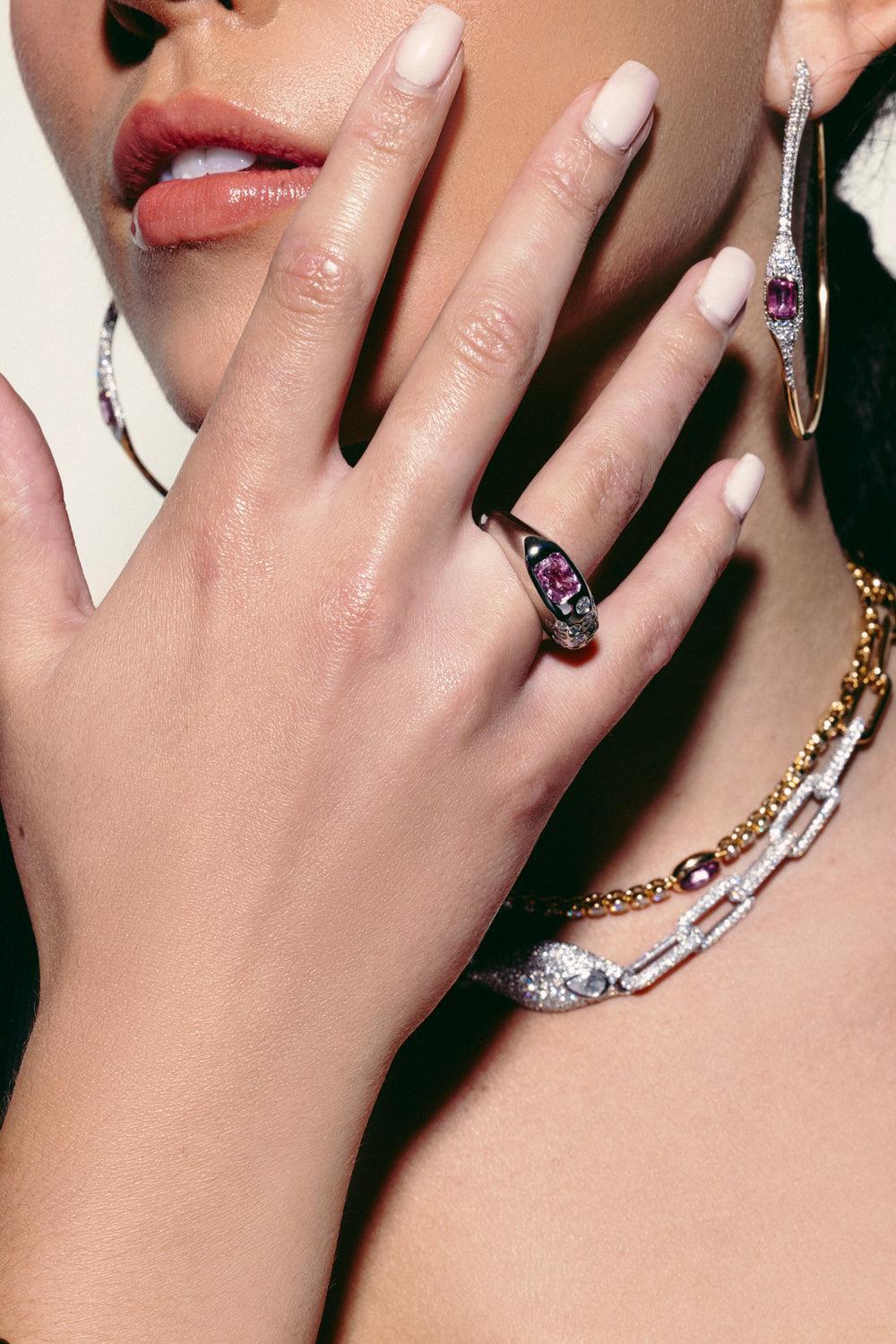 Pink Sapphire Dowry Ring - Image 4