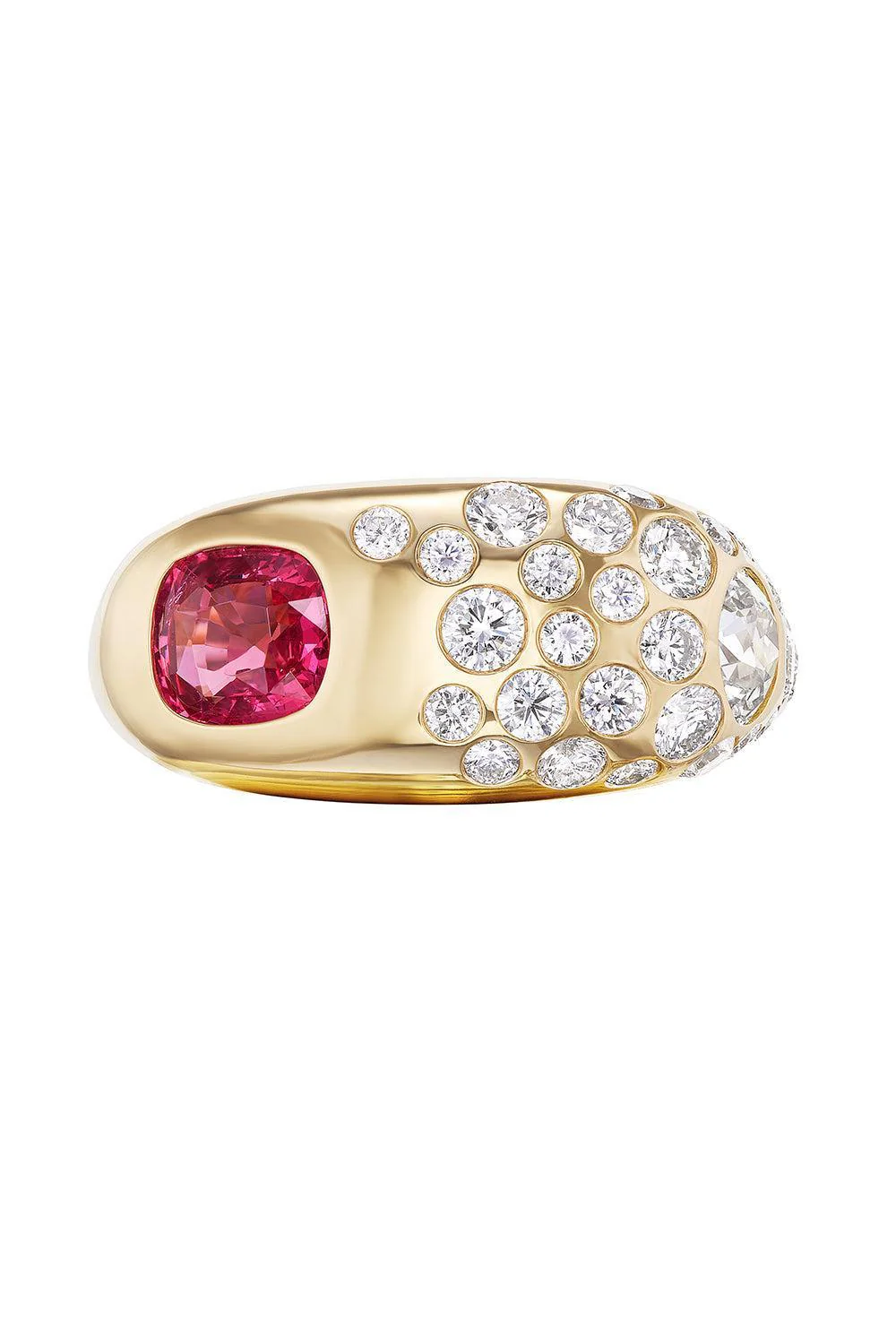 Spinel Union Ring