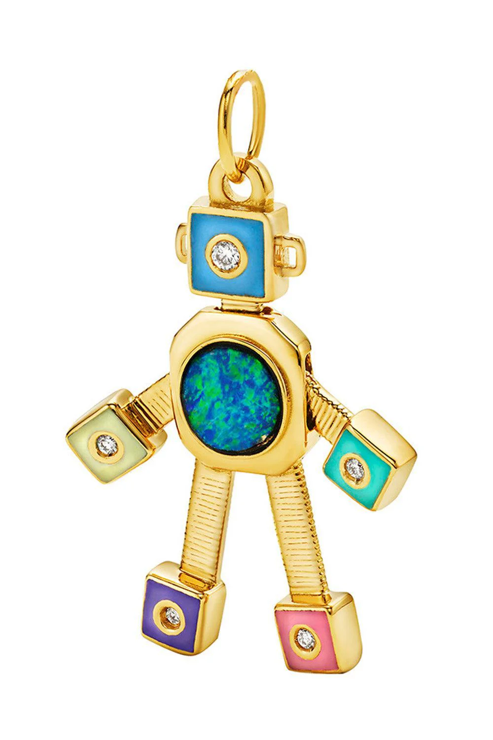 Galaxy Heart Mini Robot Pendant - Image 6