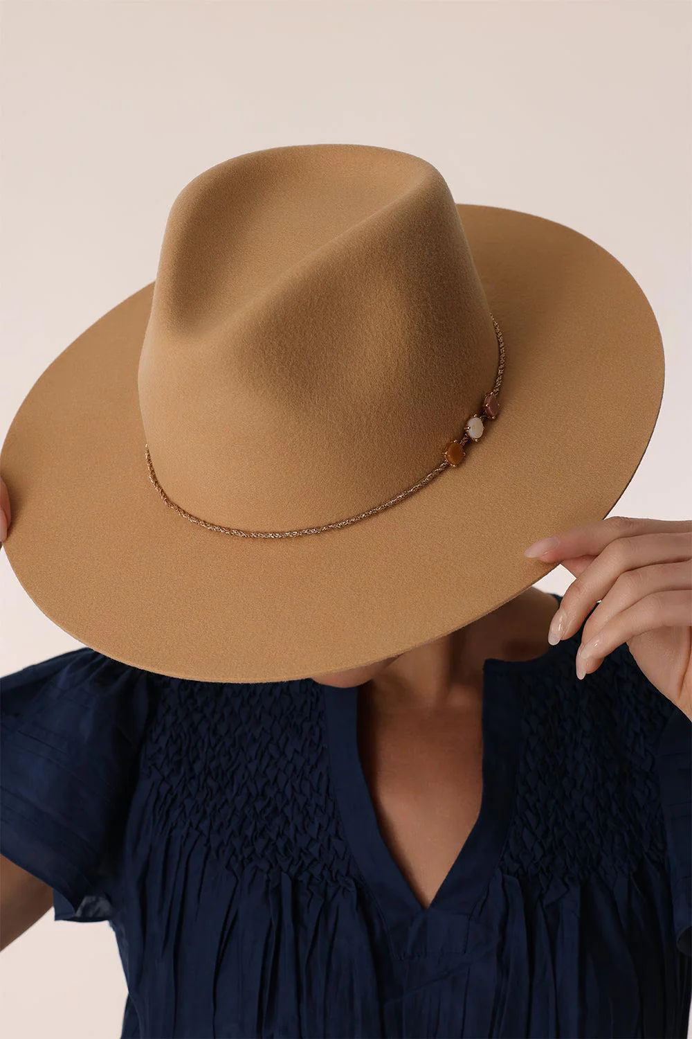 Angele Hat - Beige - Image 3