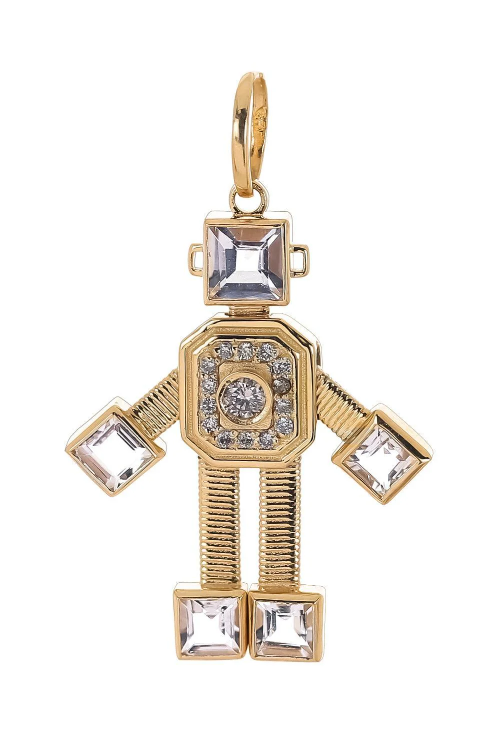 Sogno Heart Midi Robot Pendant