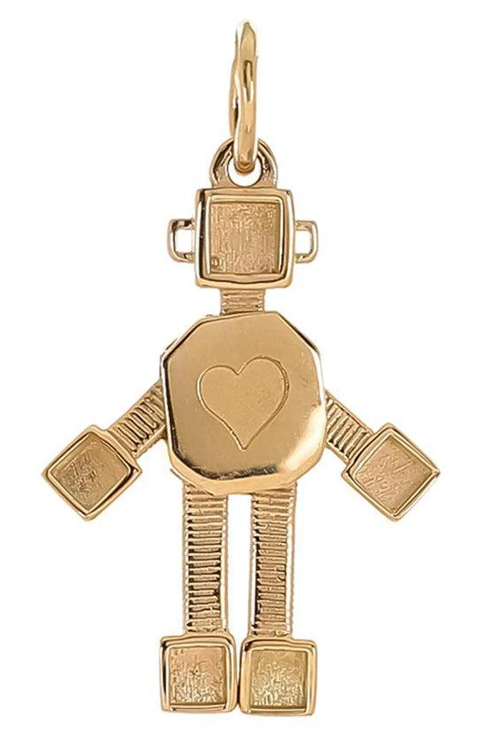 Tourmaline Diamond Marissa Pink Mini Bespoke Robot Pendant - Image 5