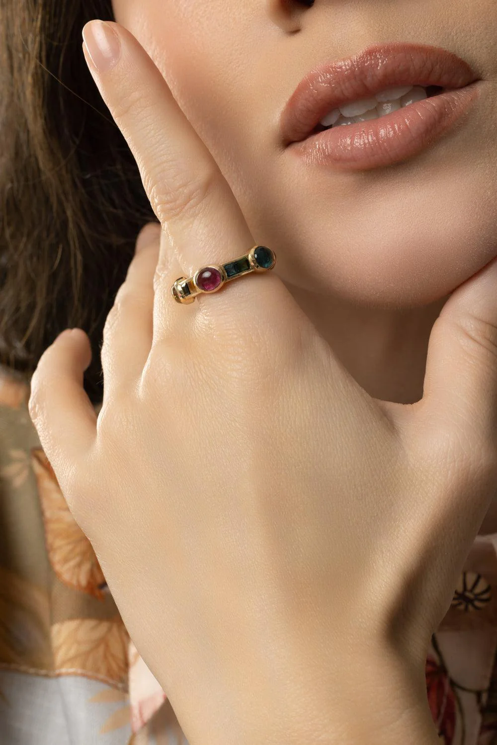 Tourmaline Rio Van Stack Ring - Image 2