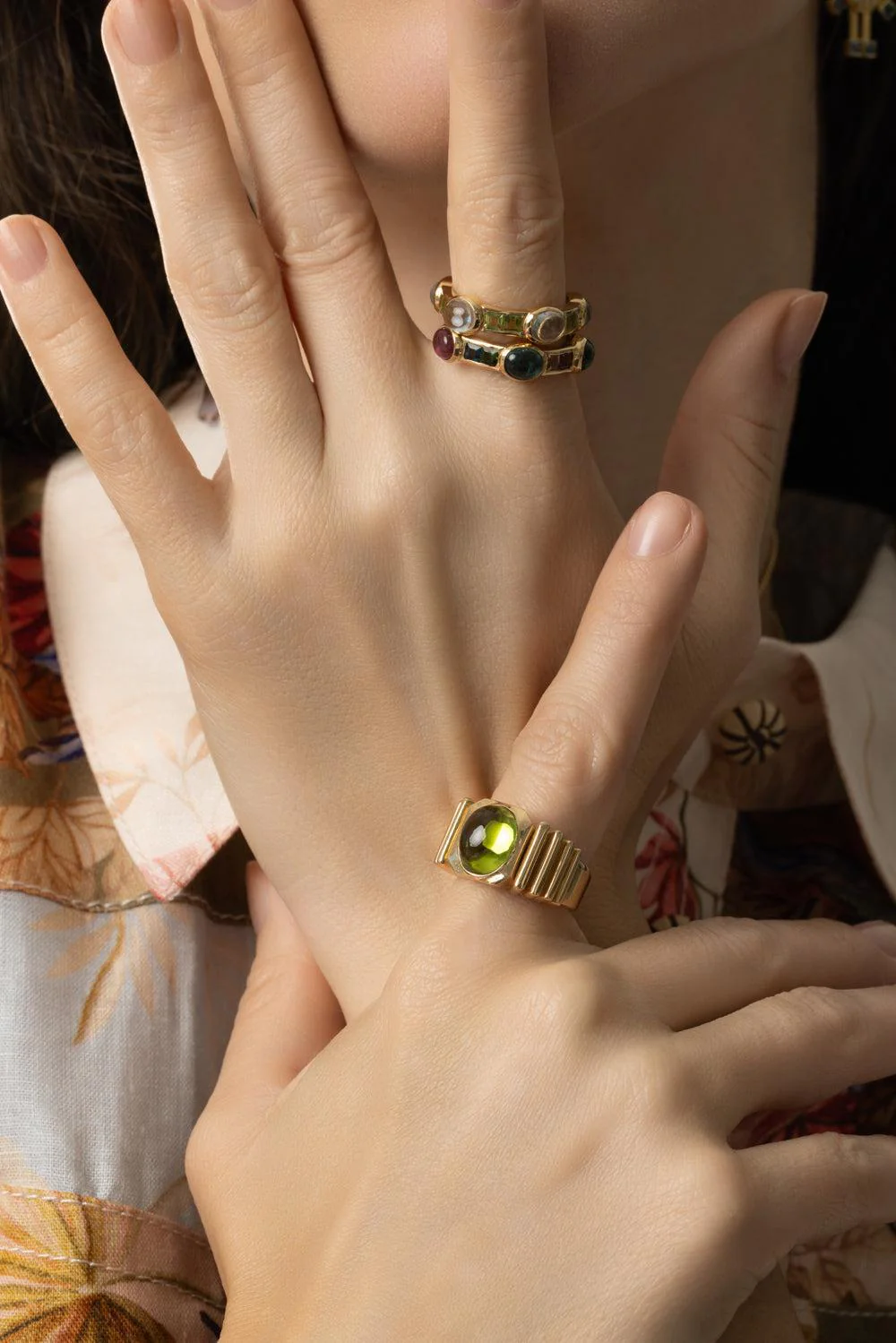 Tourmaline Rio Van Stack Ring - Image 3