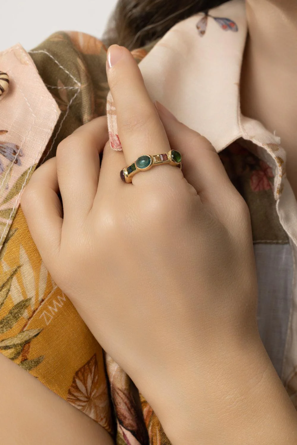 Tourmaline Rio Van Stack Ring - Image 5