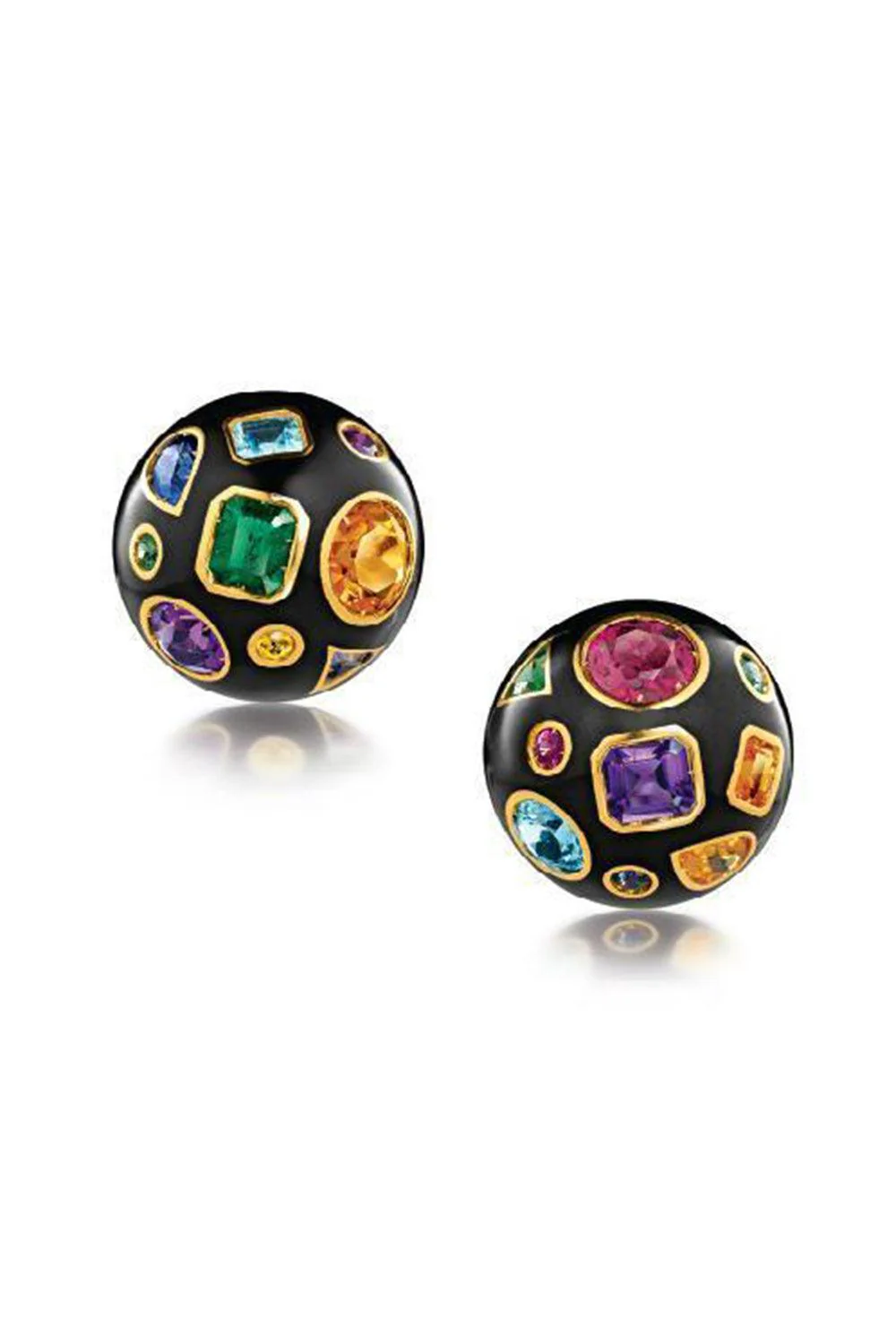 Black Fulco Earrings