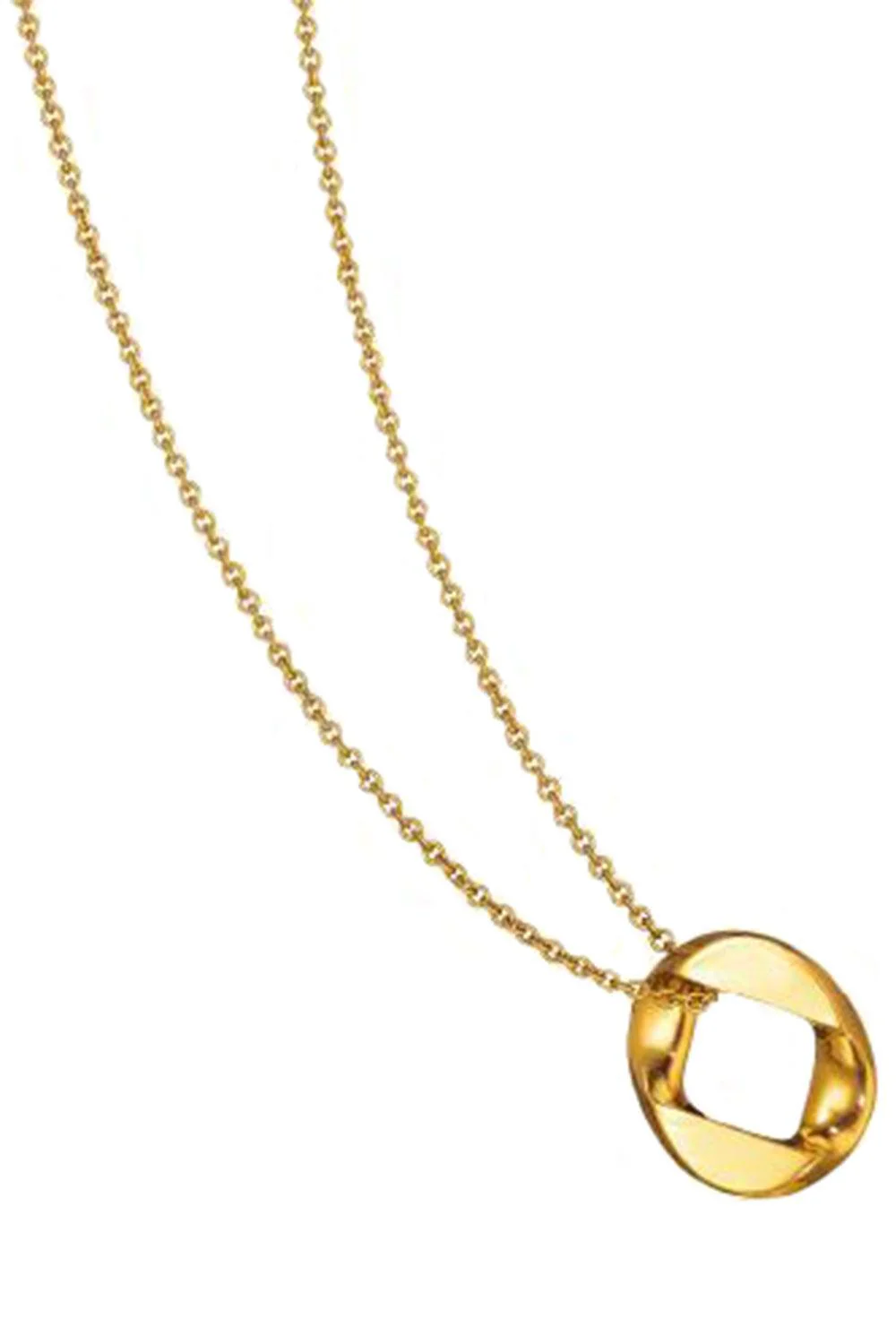Curb Link Pendant Necklace