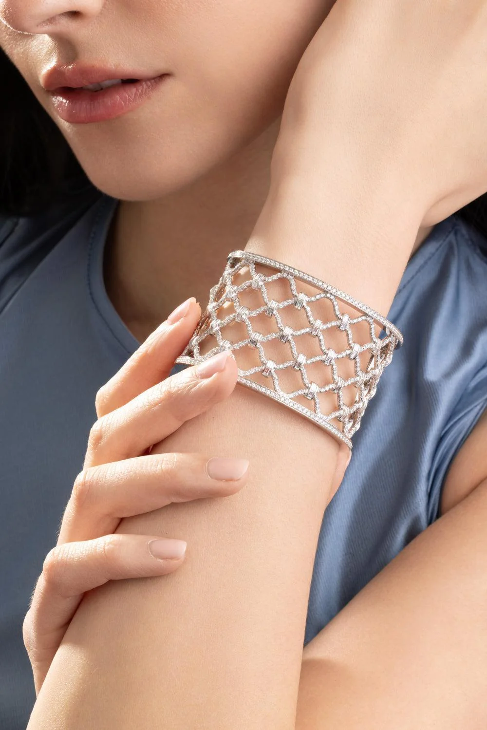 Diamond Kensington Cuff Bracelet - Image 2
