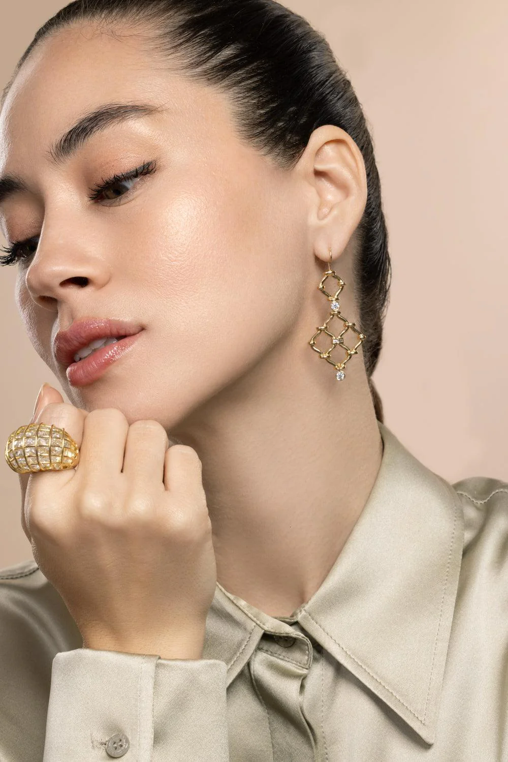 Diamond Kensington Earrings - Image 2