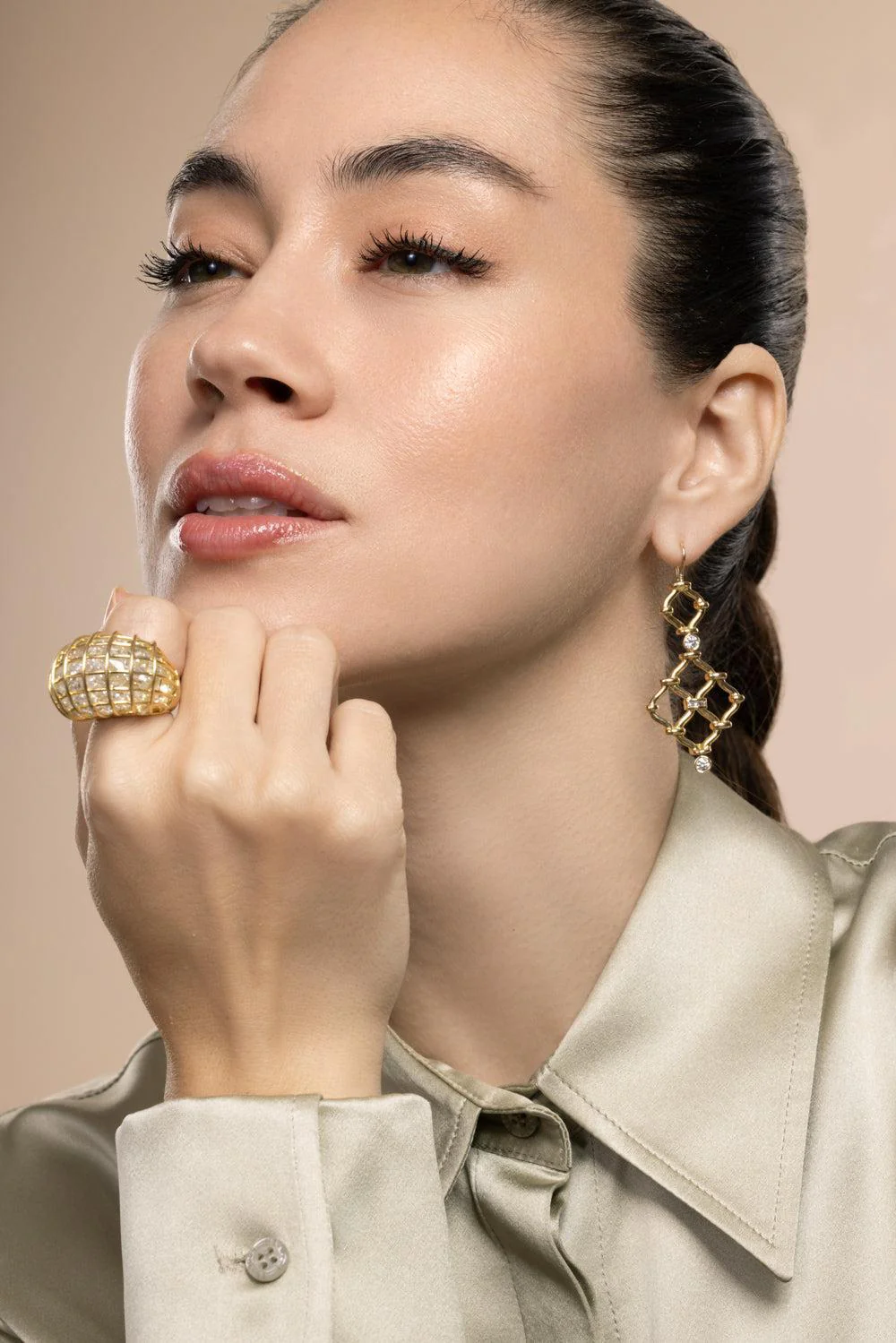 Diamond Kensington Earrings - Image 4