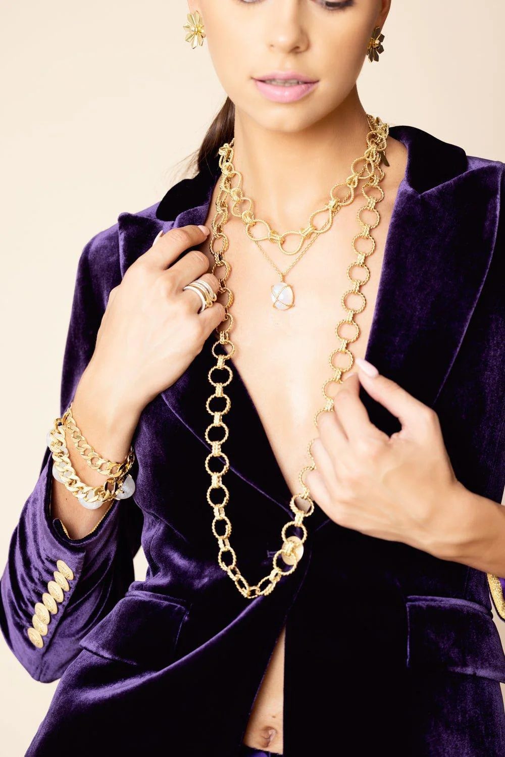 Diamond Toggle Necklace - Image 3