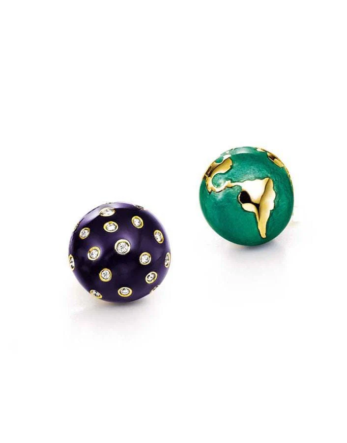 Night And Day Dome Earrings
