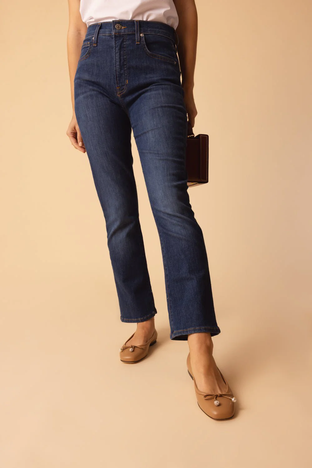Carly Kick Flare Jean - Bright Blue - Image 2