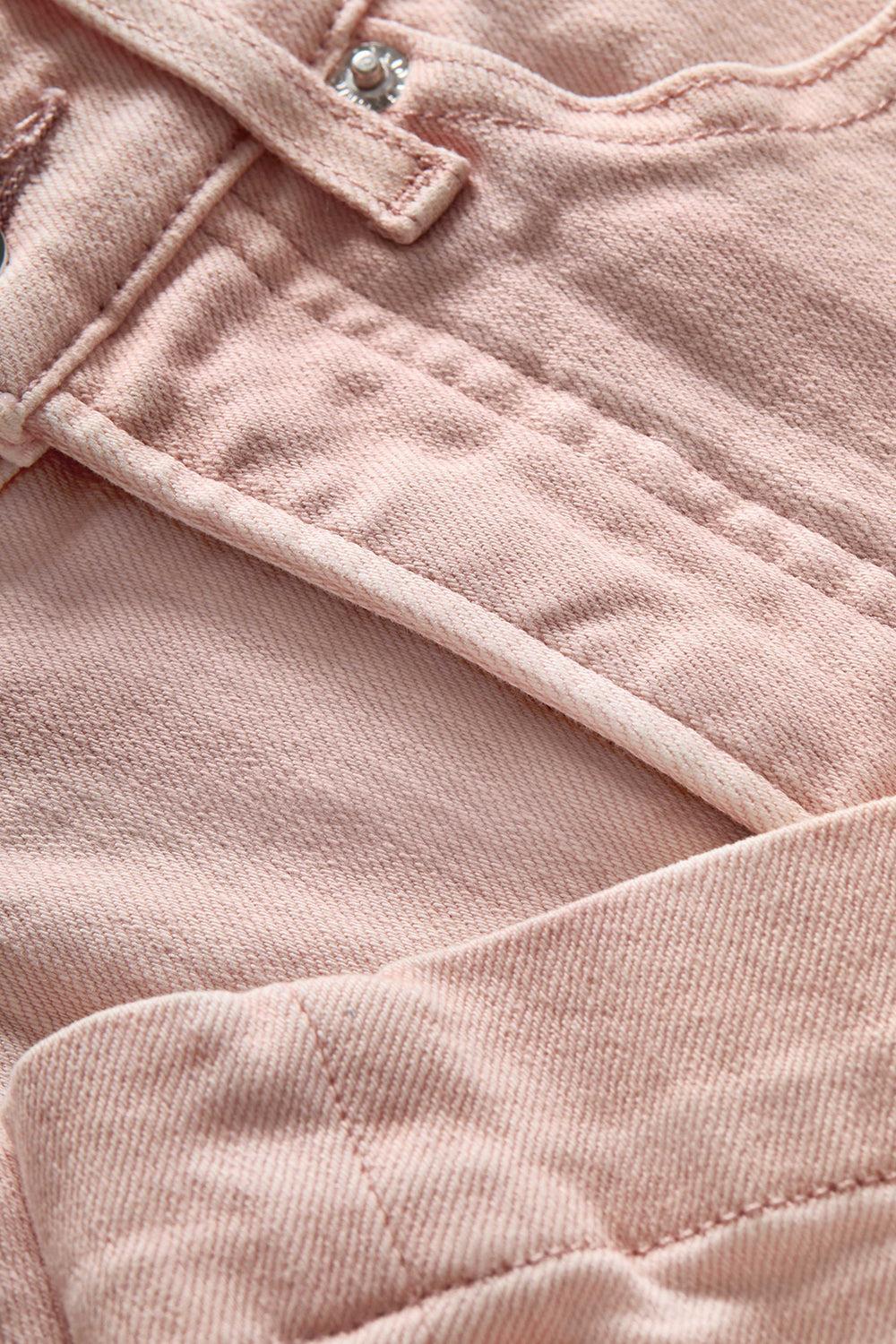 Carson Kick Flare Jean - Stone Pink Shell - Image 5