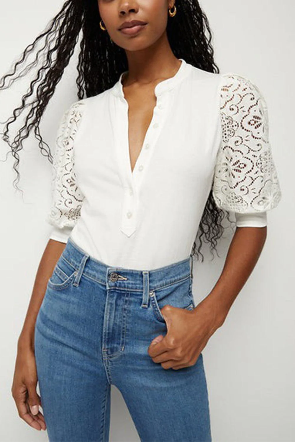 Coralee Puff Sleeve Tee - Image 2