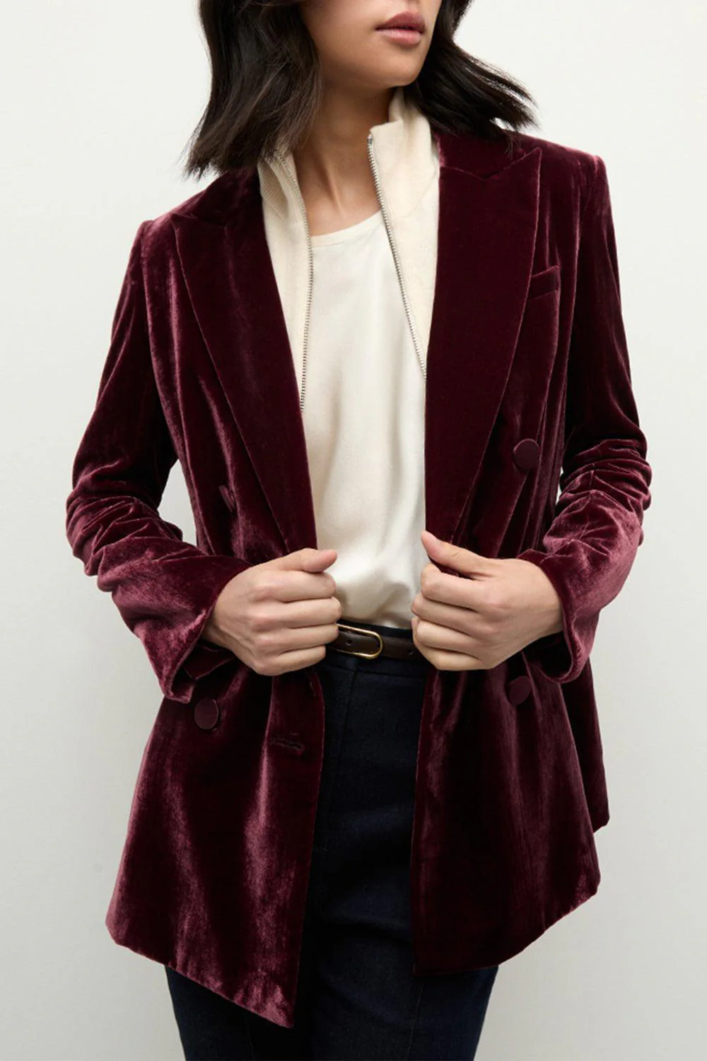 Ellette Dickey Jacket - Wine - Image 2